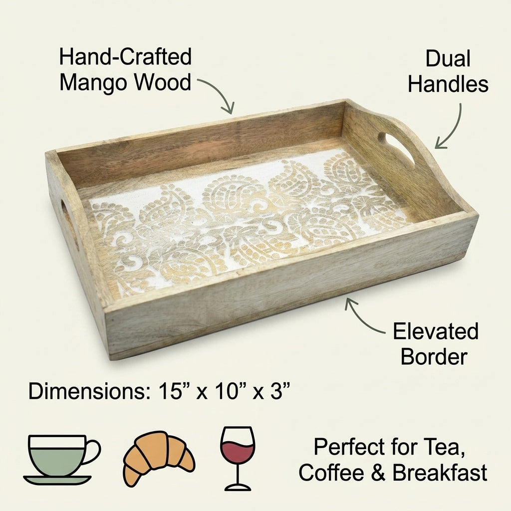 Wooden Serving Tray II
