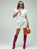 3D Flower Splicing Shirt, MoMA | Women - BYMANYC ® New York
