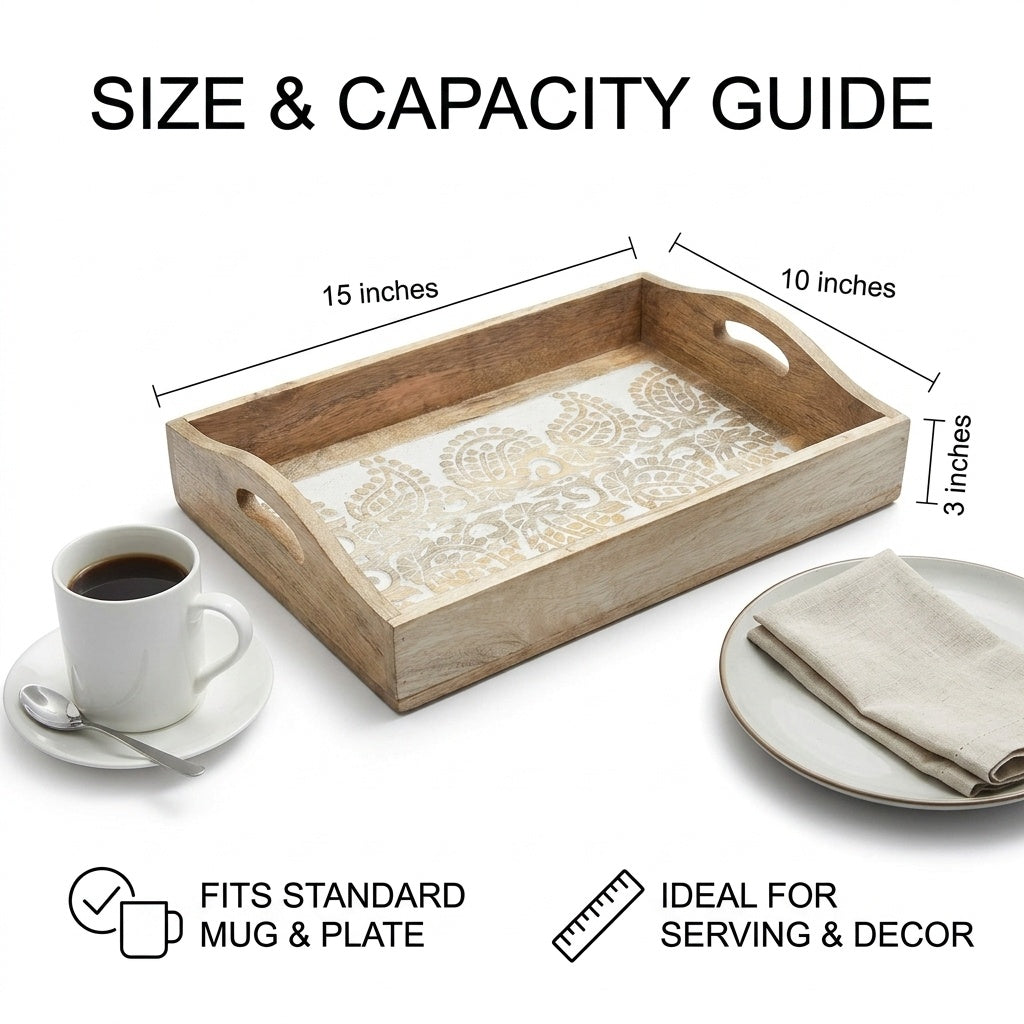 Wooden Serving Tray II