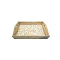 Hand-Carved Wooden Serving Tray