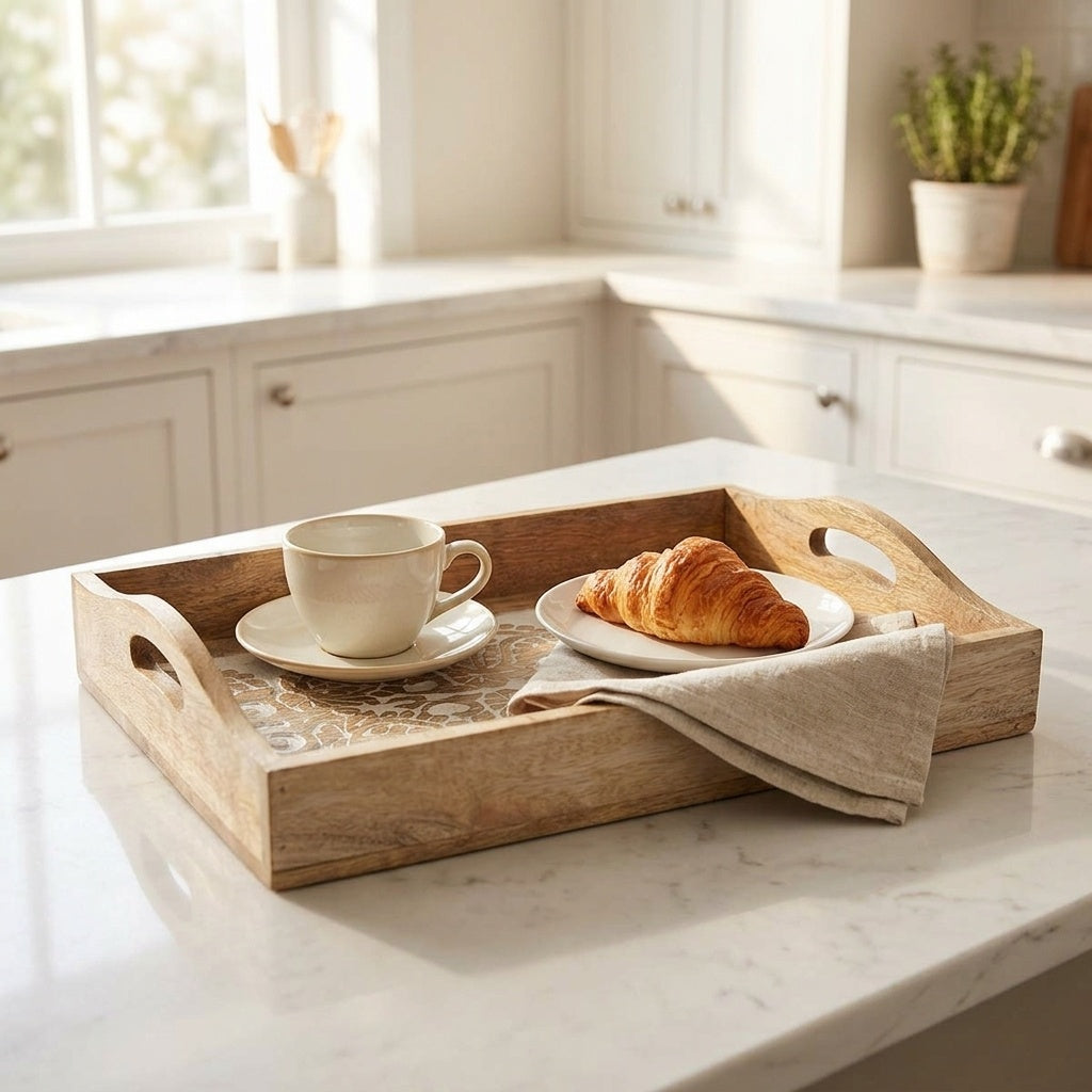 Wooden Serving Tray II