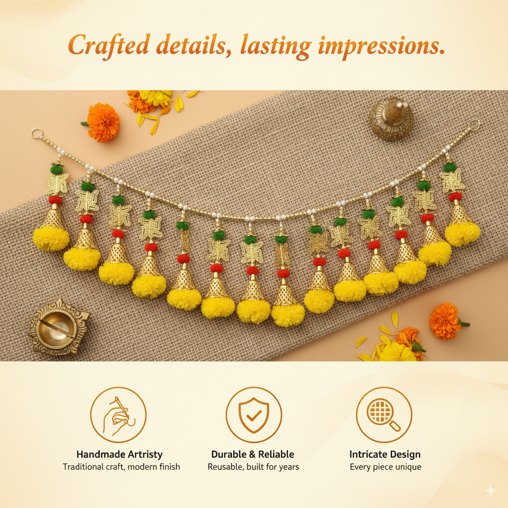 Marigold Garland Toran (Yellow)