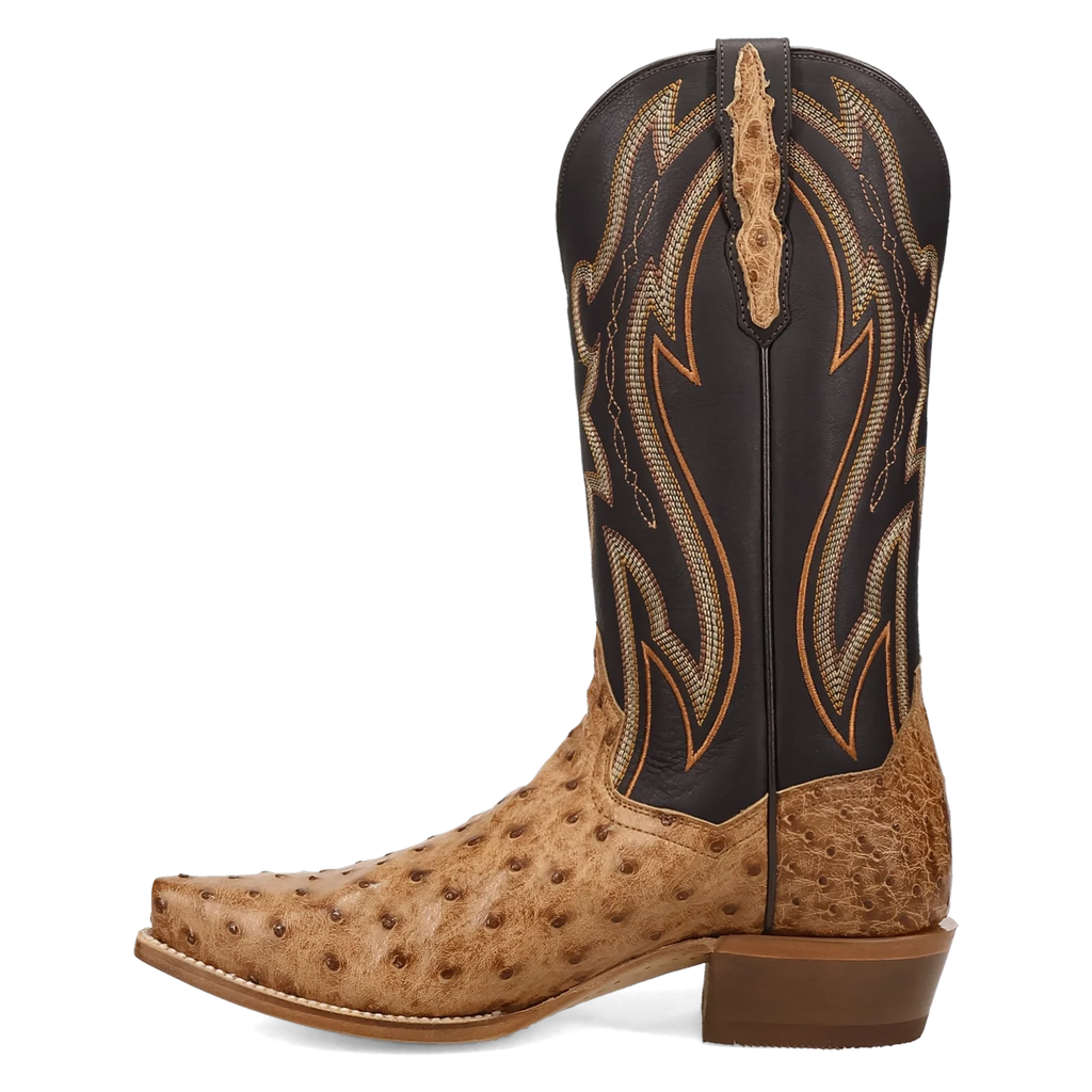 Dan Post Grit - Men's Ostrich Leather Cowboy Boots