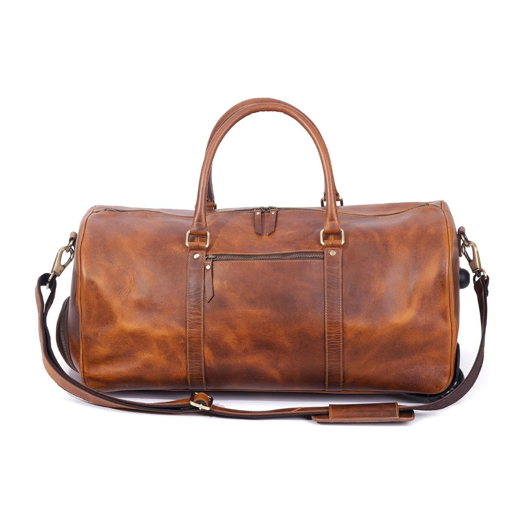 carry-on travel bag with packing cubes