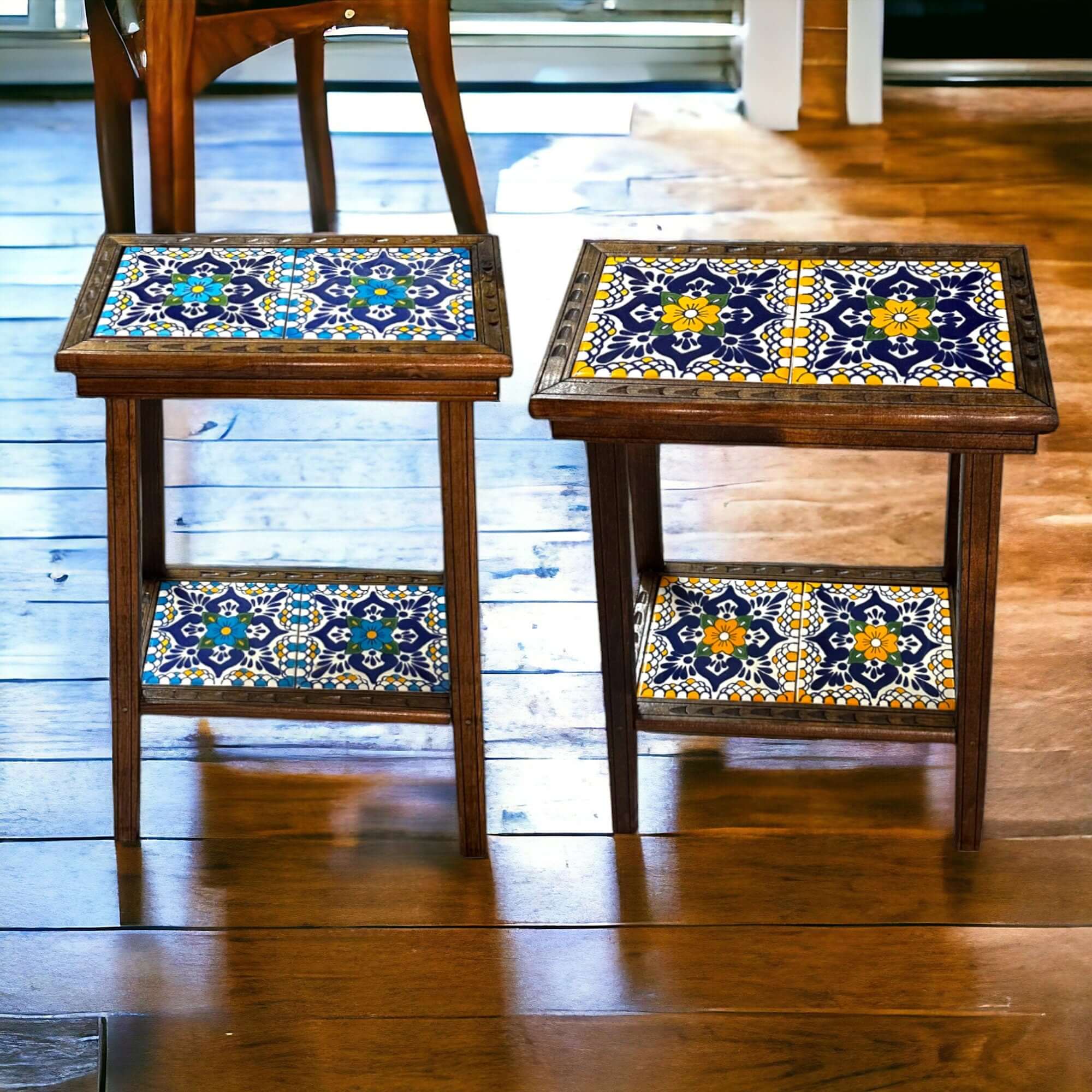 Talavera Tile End Table