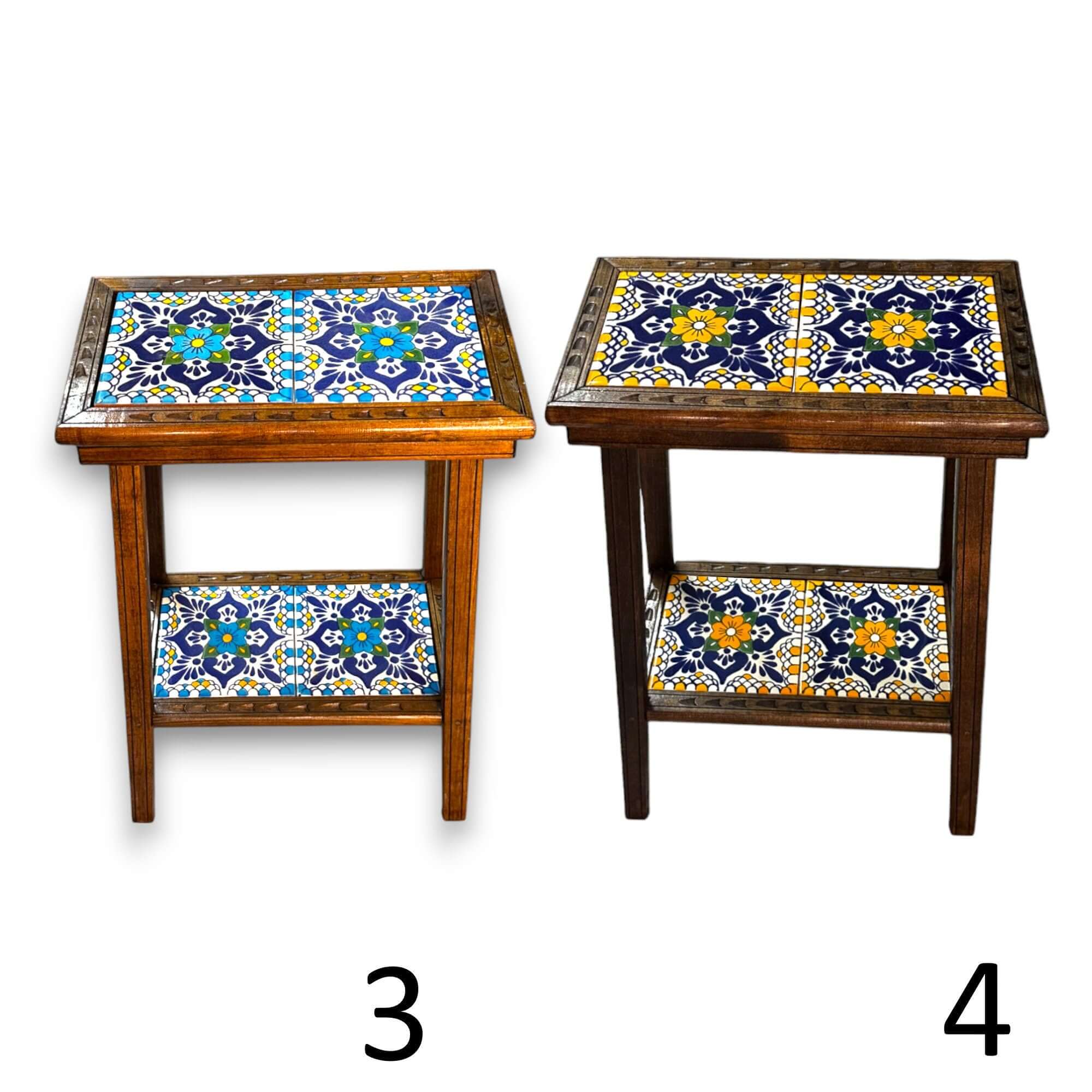 Talavera Tile End Table