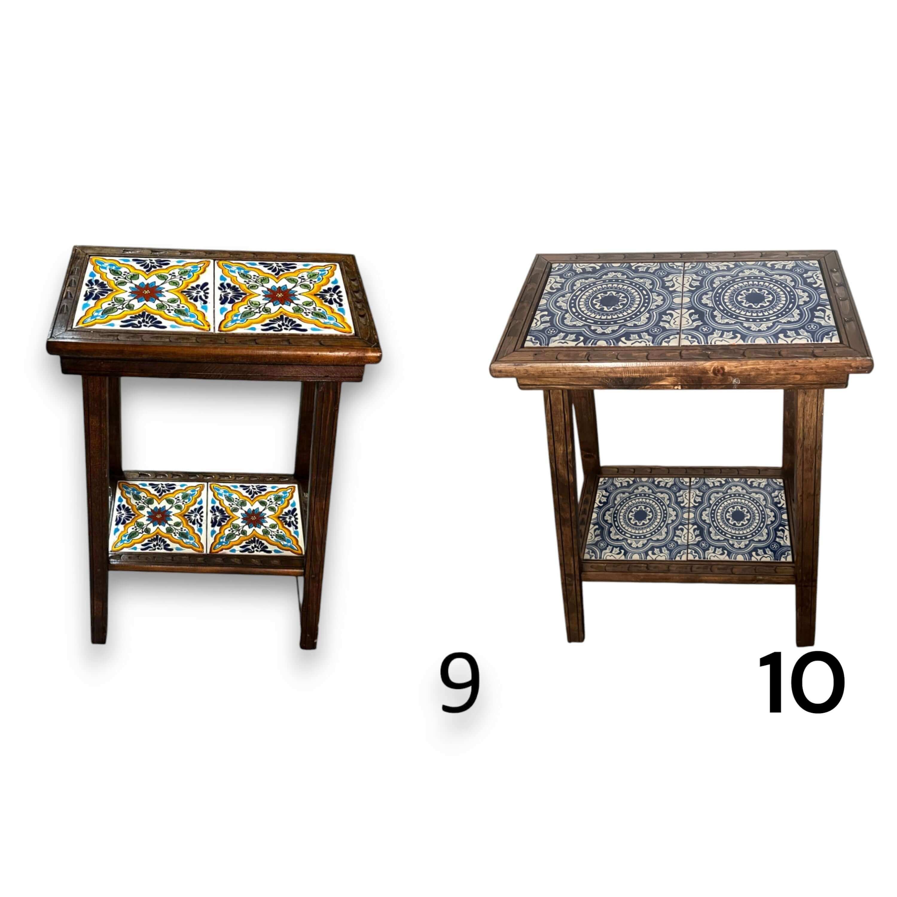Talavera Tile End Table
