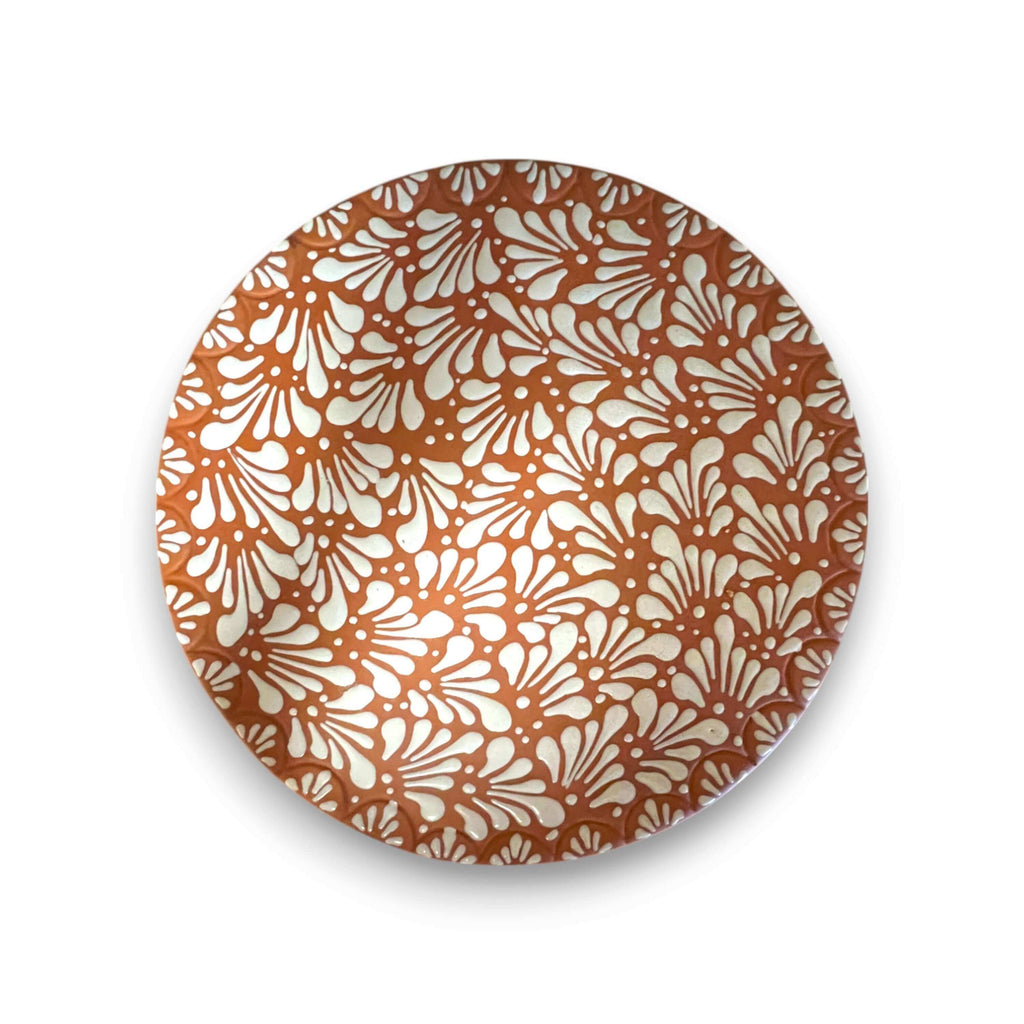Talavera Cake Stand Set | Two-Piece Handmade Dessert Pedestal