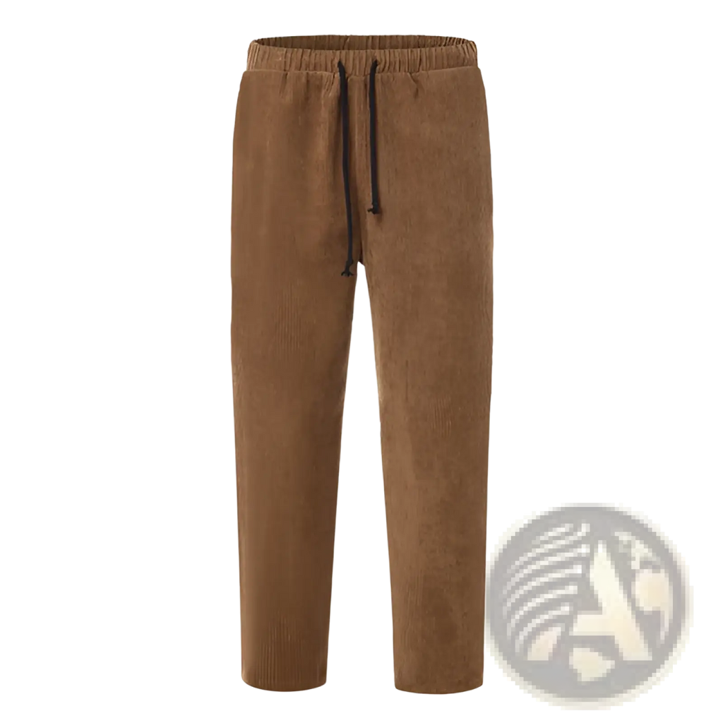 Men's Relaxed Fit Corduroy Jogger Trousers