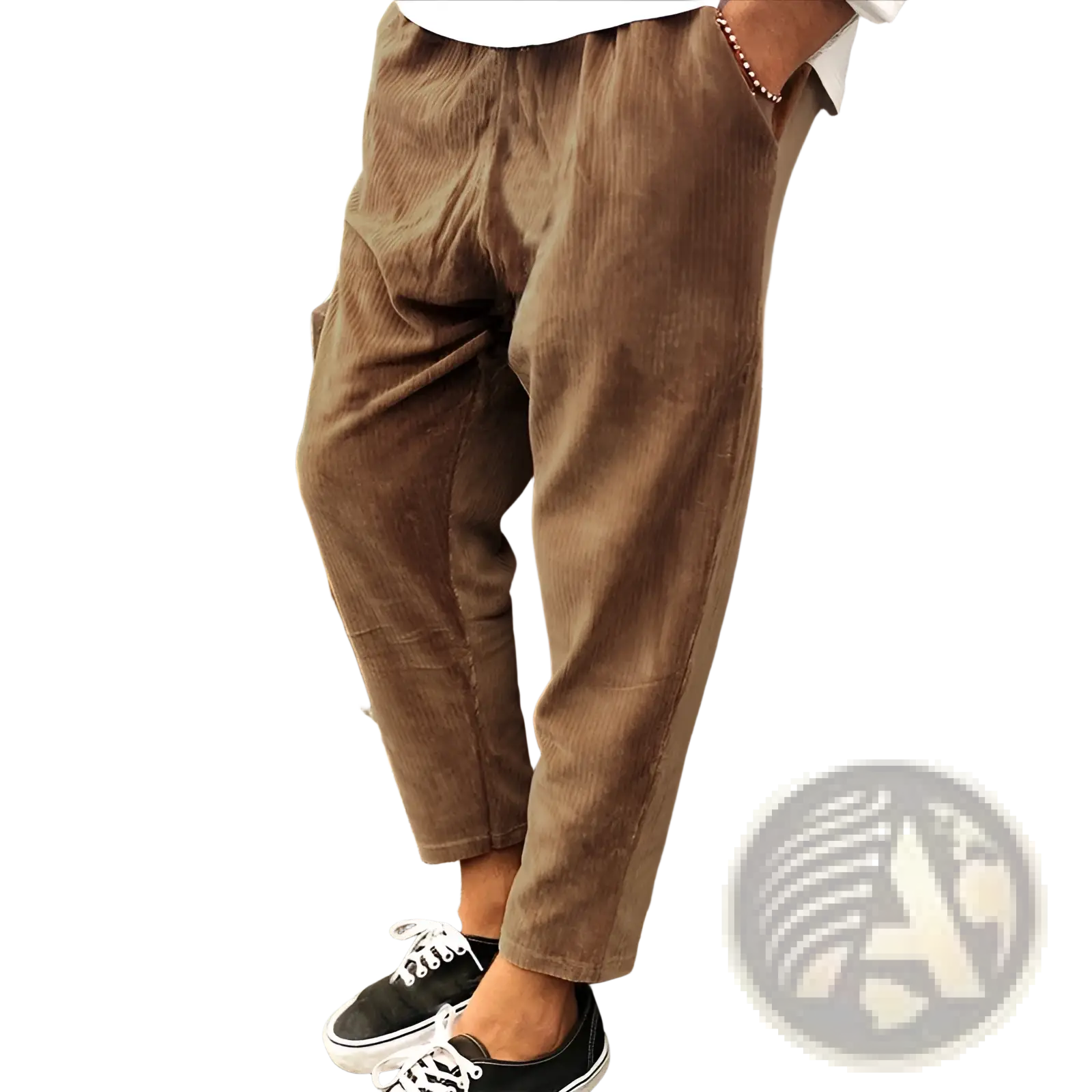 Men's Relaxed Fit Corduroy Jogger Trousers